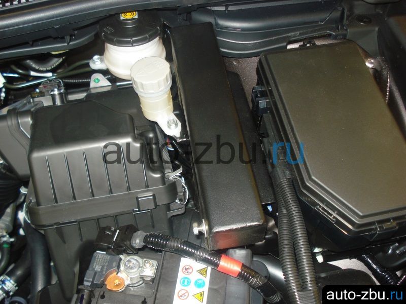 Установленная защита ЭБУ на Honda CR-V