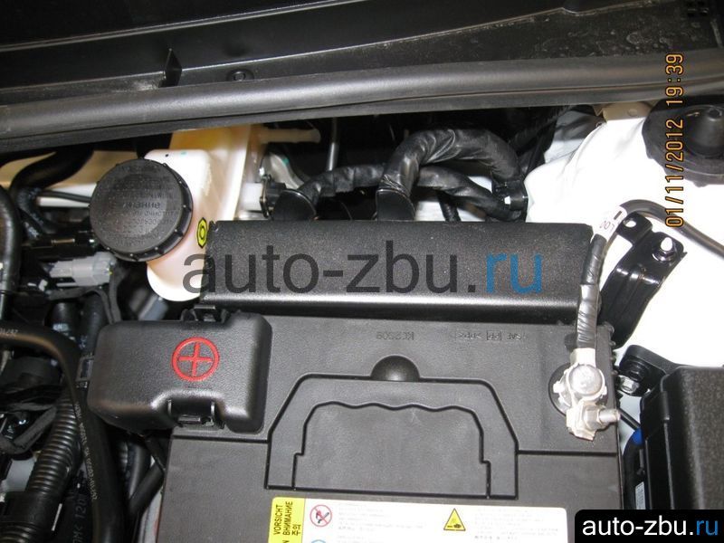 Установленная защита ЭБУ на Hyundai i30